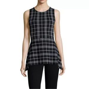 Theory KALORA LUSTRATE Peplum Top Size Small